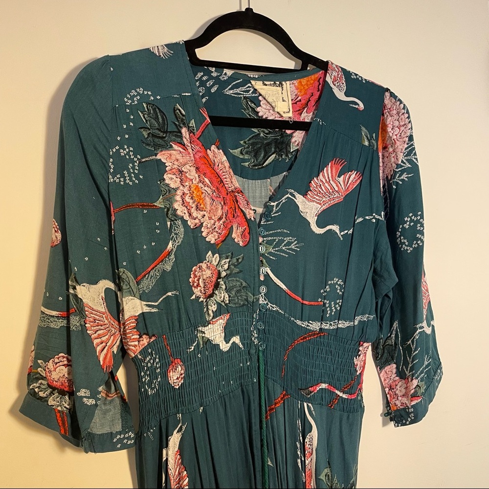 Floral Peasant gown